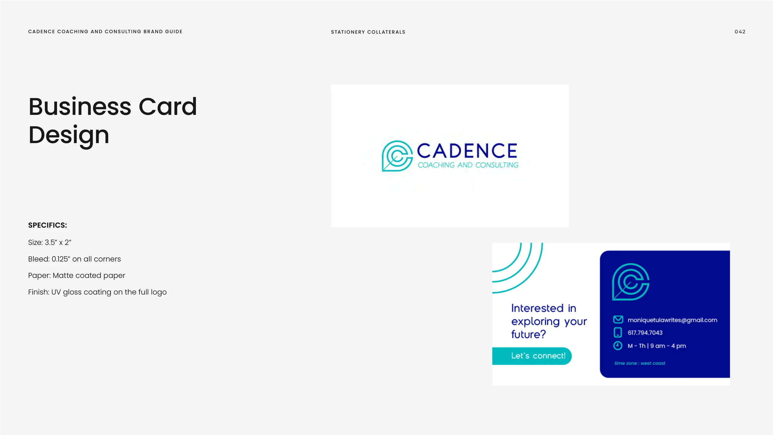 Cadence brand identity 5